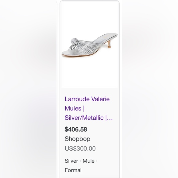 Larroude Valerie Mules (Sold) - Picture 4 of 8